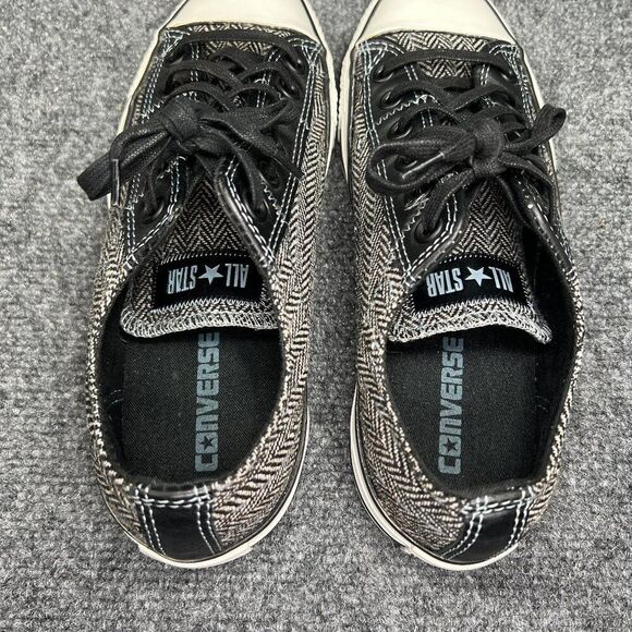 Converse Sneakers‎ Women's Size 10 Black Chuck Taylor All Star Low Lace Shoes - Picture 10 of 13